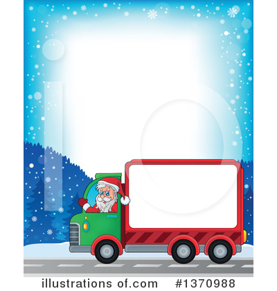 Royalty-Free (RF) Santa Clipart Illustration by visekart - Stock Sample #1370988