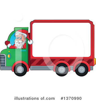 Royalty-Free (RF) Santa Clipart Illustration by visekart - Stock Sample #1370990