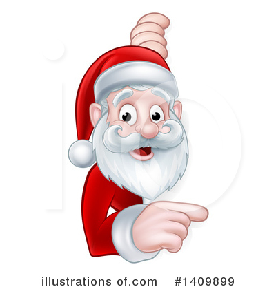 Royalty-Free (RF) Santa Clipart Illustration by AtStockIllustration - Stock Sample #1409899