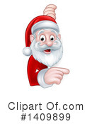 Santa Clipart #1409899 by AtStockIllustration