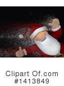 Santa Clipart #1413849 by KJ Pargeter
