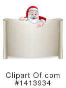 Santa Clipart #1413934 by AtStockIllustration