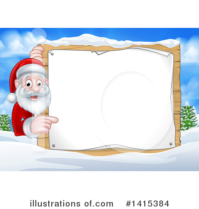 Royalty-Free (RF) Santa Clipart Illustration by AtStockIllustration - Stock Sample #1415384