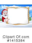 Santa Clipart #1415384 by AtStockIllustration