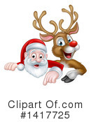 Santa Clipart #1417725 by AtStockIllustration