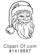 Santa Clipart #1418887 by AtStockIllustration