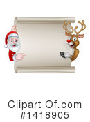 Santa Clipart #1418905 by AtStockIllustration