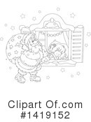 Santa Clipart #1419152 by Alex Bannykh