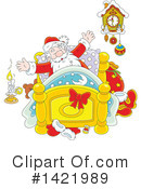 Santa Clipart #1421989 by Alex Bannykh