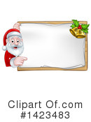 Santa Clipart #1423483 by AtStockIllustration