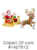 Santa Clipart #1427512 by AtStockIllustration