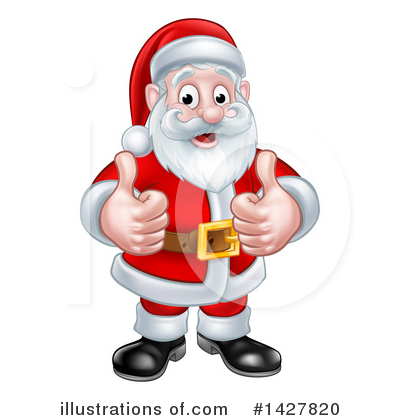 Royalty-Free (RF) Santa Clipart Illustration by AtStockIllustration - Stock Sample #1427820