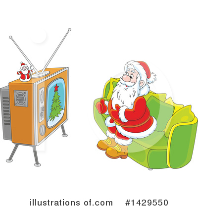 Royalty-Free (RF) Santa Clipart Illustration by Alex Bannykh - Stock Sample #1429550