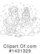 Santa Clipart #1431329 by Alex Bannykh