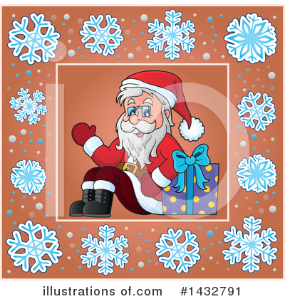 Royalty-Free (RF) Santa Clipart Illustration by visekart - Stock Sample #1432791