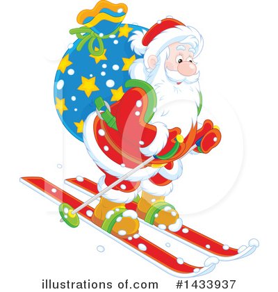 Royalty-Free (RF) Santa Clipart Illustration by Alex Bannykh - Stock Sample #1433937