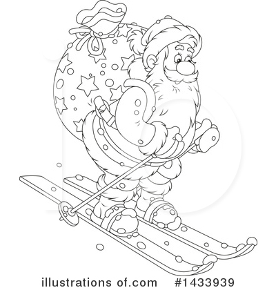 Royalty-Free (RF) Santa Clipart Illustration by Alex Bannykh - Stock Sample #1433939