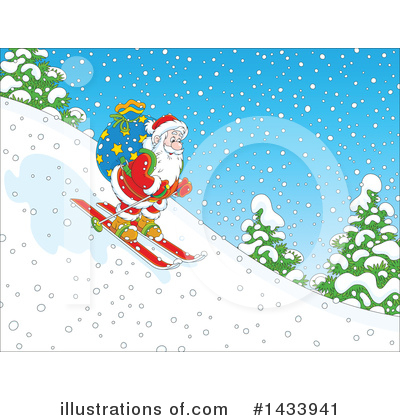 Royalty-Free (RF) Santa Clipart Illustration by Alex Bannykh - Stock Sample #1433941
