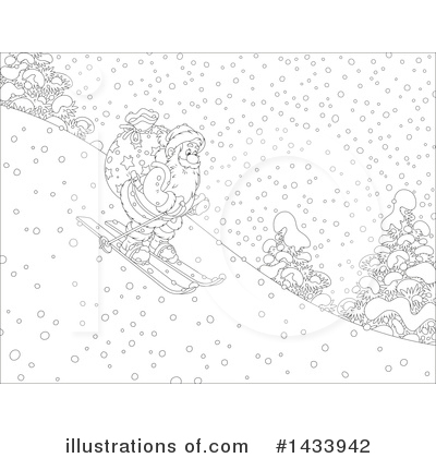 Royalty-Free (RF) Santa Clipart Illustration by Alex Bannykh - Stock Sample #1433942