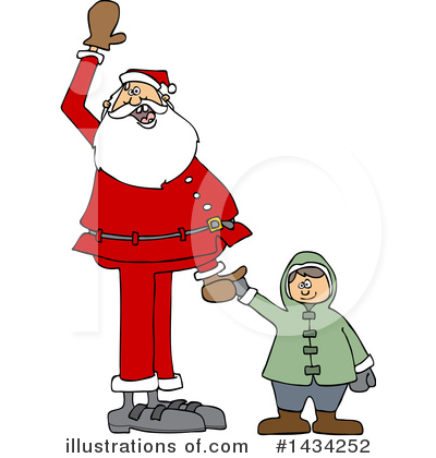 Royalty-Free (RF) Santa Clipart Illustration by djart - Stock Sample #1434252