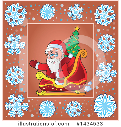 Royalty-Free (RF) Santa Clipart Illustration by visekart - Stock Sample #1434533