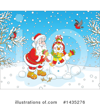 Royalty-Free (RF) Santa Clipart Illustration by Alex Bannykh - Stock Sample #1435276