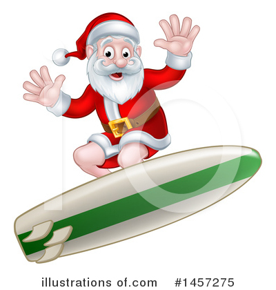 Royalty-Free (RF) Santa Clipart Illustration by AtStockIllustration - Stock Sample #1457275