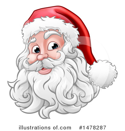 Royalty-Free (RF) Santa Clipart Illustration by AtStockIllustration - Stock Sample #1478287