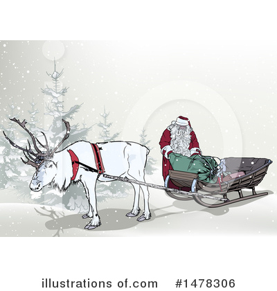 Royalty-Free (RF) Santa Clipart Illustration by dero - Stock Sample #1478306