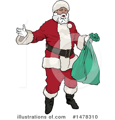 Royalty-Free (RF) Santa Clipart Illustration by dero - Stock Sample #1478310