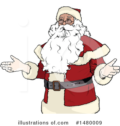 Royalty-Free (RF) Santa Clipart Illustration by dero - Stock Sample #1480009