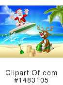 Santa Clipart #1483105 by AtStockIllustration
