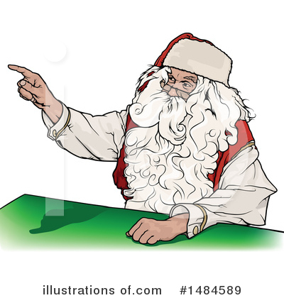 Royalty-Free (RF) Santa Clipart Illustration by dero - Stock Sample #1484589