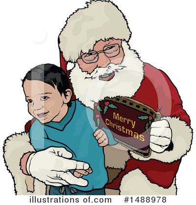 Royalty-Free (RF) Santa Clipart Illustration by dero - Stock Sample #1488978
