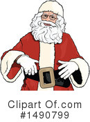 Santa Clipart #1490799 by dero