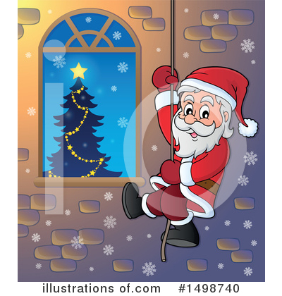 Royalty-Free (RF) Santa Clipart Illustration by visekart - Stock Sample #1498740