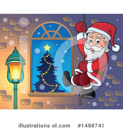 Royalty-Free (RF) Santa Clipart Illustration by visekart - Stock Sample #1498741