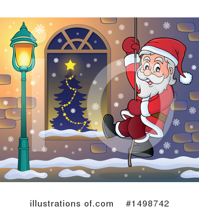 Royalty-Free (RF) Santa Clipart Illustration by visekart - Stock Sample #1498742
