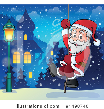 Royalty-Free (RF) Santa Clipart Illustration by visekart - Stock Sample #1498746