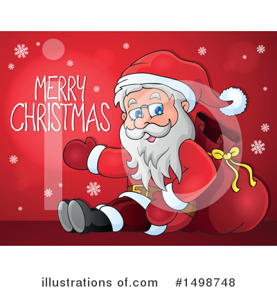 Royalty-Free (RF) Santa Clipart Illustration by visekart - Stock Sample #1498748