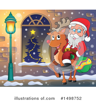 Royalty-Free (RF) Santa Clipart Illustration by visekart - Stock Sample #1498752
