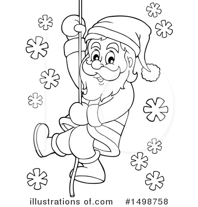 Royalty-Free (RF) Santa Clipart Illustration by visekart - Stock Sample #1498758