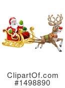 Santa Clipart #1498890 by AtStockIllustration