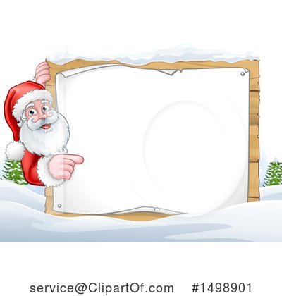Royalty-Free (RF) Santa Clipart Illustration by AtStockIllustration - Stock Sample #1498901