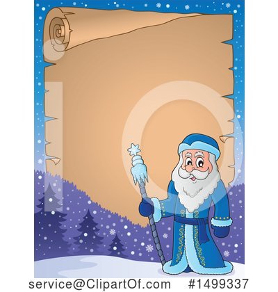 Royalty-Free (RF) Santa Clipart Illustration by visekart - Stock Sample #1499337