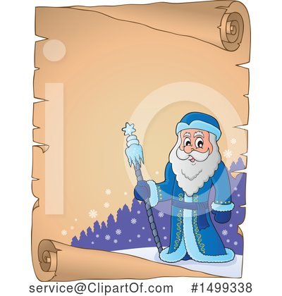 Royalty-Free (RF) Santa Clipart Illustration by visekart - Stock Sample #1499338