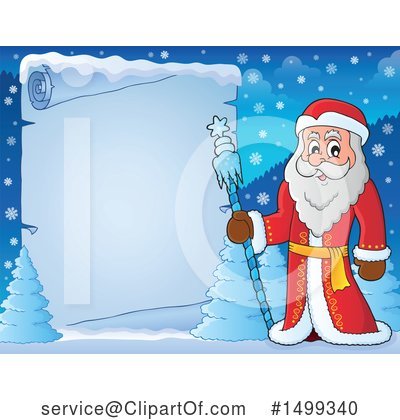Royalty-Free (RF) Santa Clipart Illustration by visekart - Stock Sample #1499340