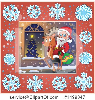 Royalty-Free (RF) Santa Clipart Illustration by visekart - Stock Sample #1499347