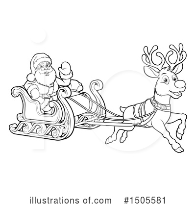 Royalty-Free (RF) Santa Clipart Illustration by AtStockIllustration - Stock Sample #1505581