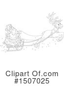 Santa Clipart #1507025 by Alex Bannykh